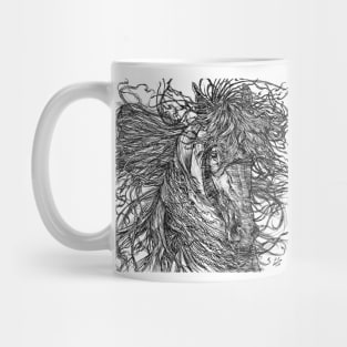 INK HORSES .3 Mug